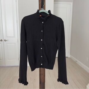Tory Burch Black Cashmere Cardigan